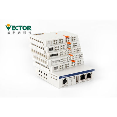 Διανυσματικός Ethercat λεωφορείων ελεγκτής λογικής PLC προγραμματίσημος για την τέμνουσα μηχανή